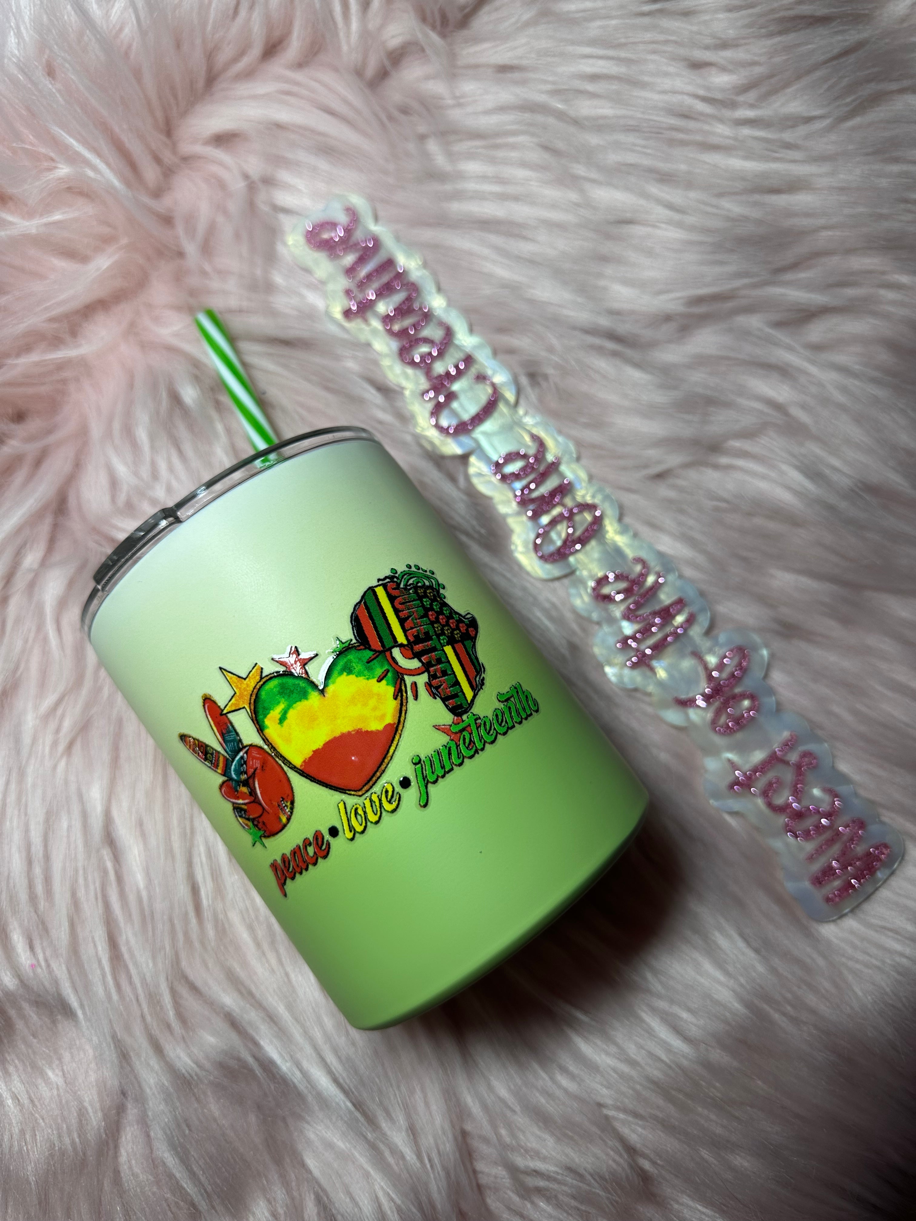 10 oz Juneteenth Coffee Tumbler