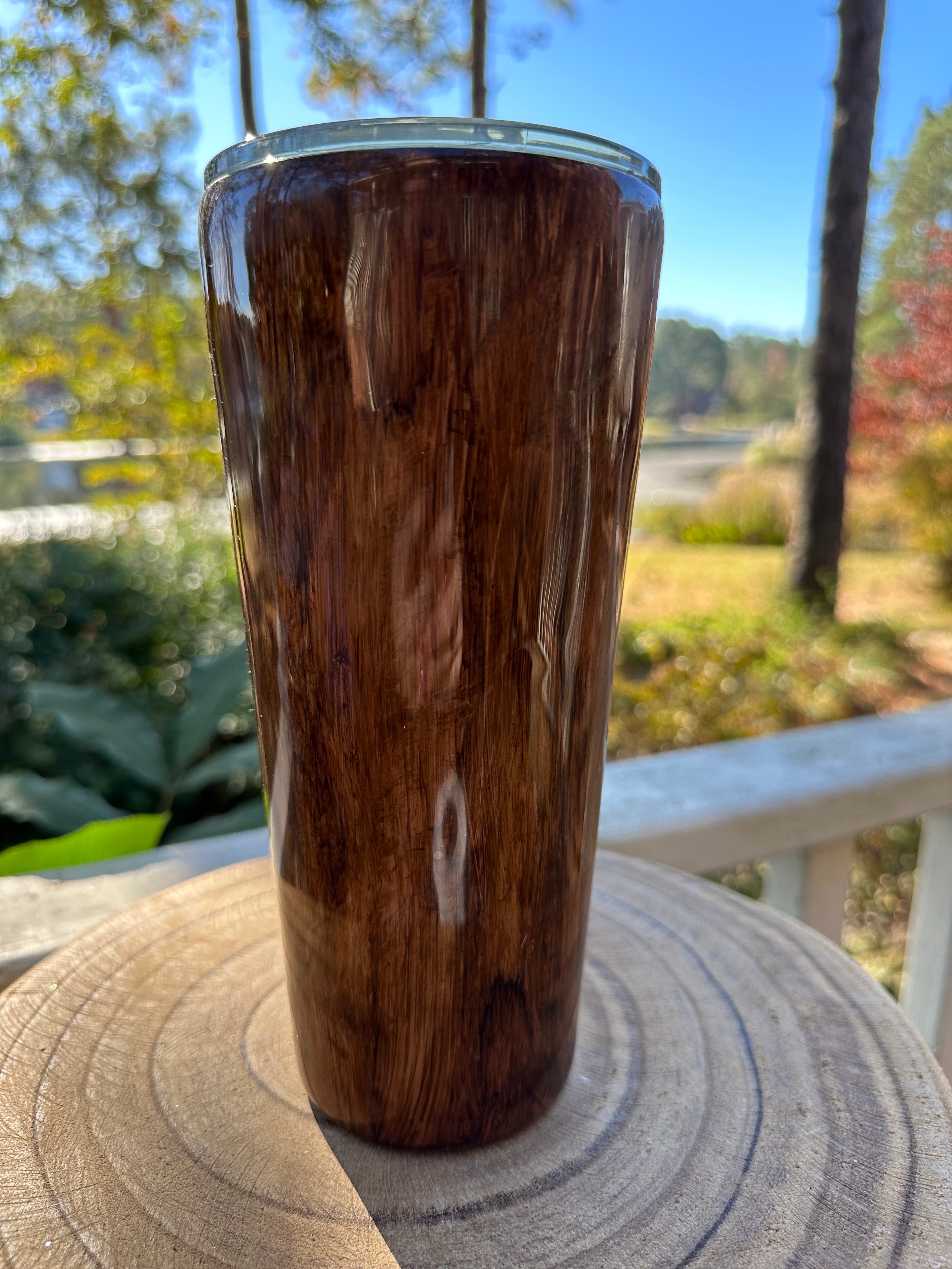 32 oz Tumbler - looks like wood!