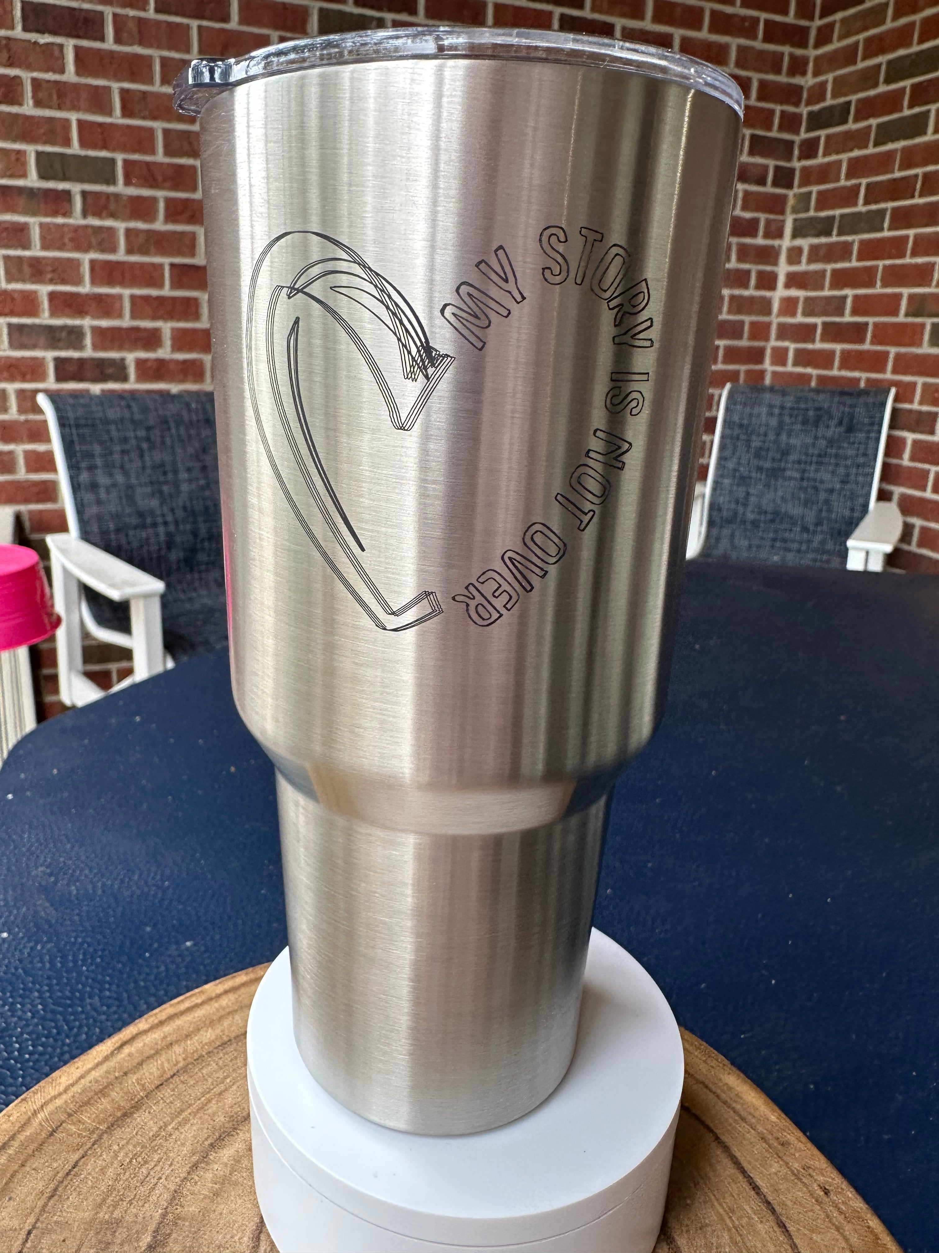 40oz Stainless Steel My Story Is Not Done tumbler