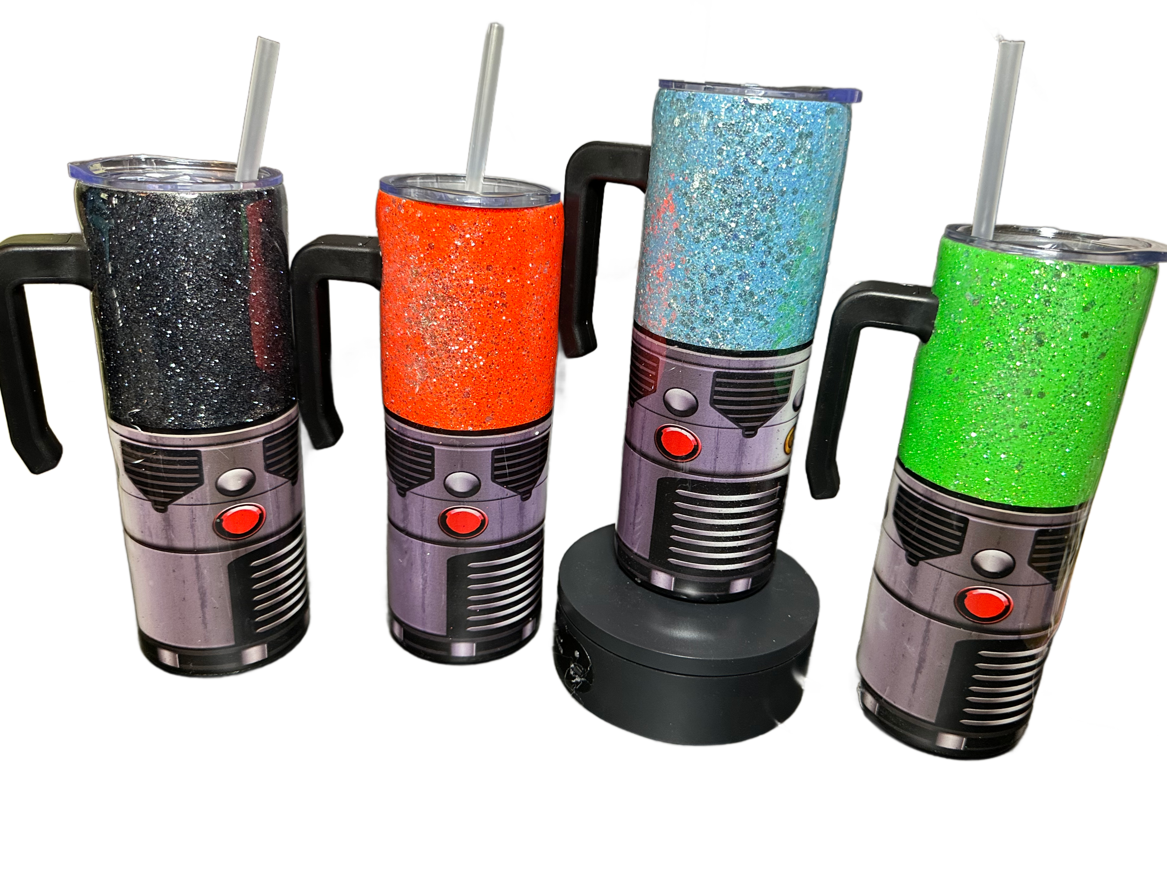 20 oz Sabers of Light tumblers with handle