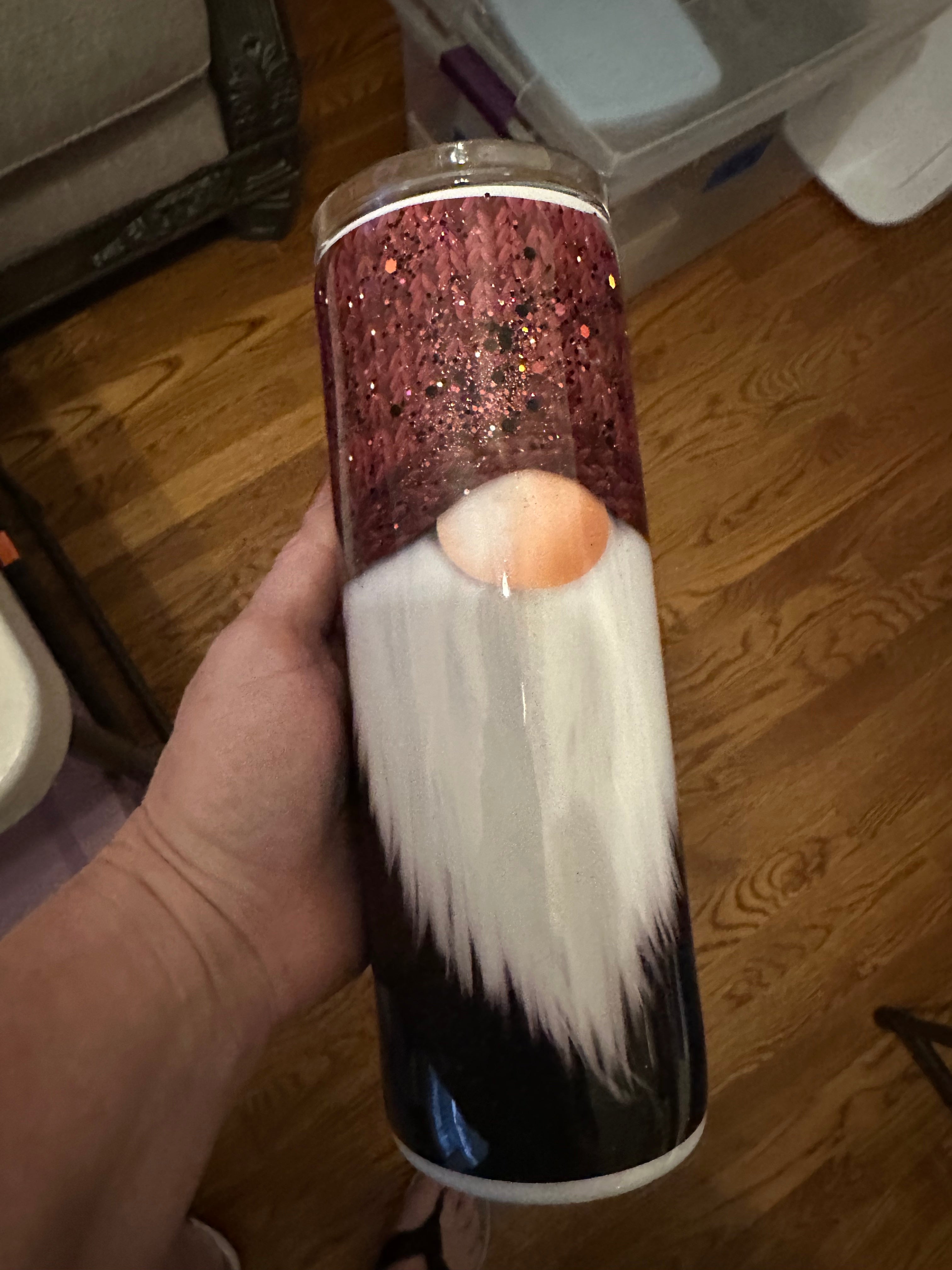 20 oz Gnome with Red Hat Tumbler