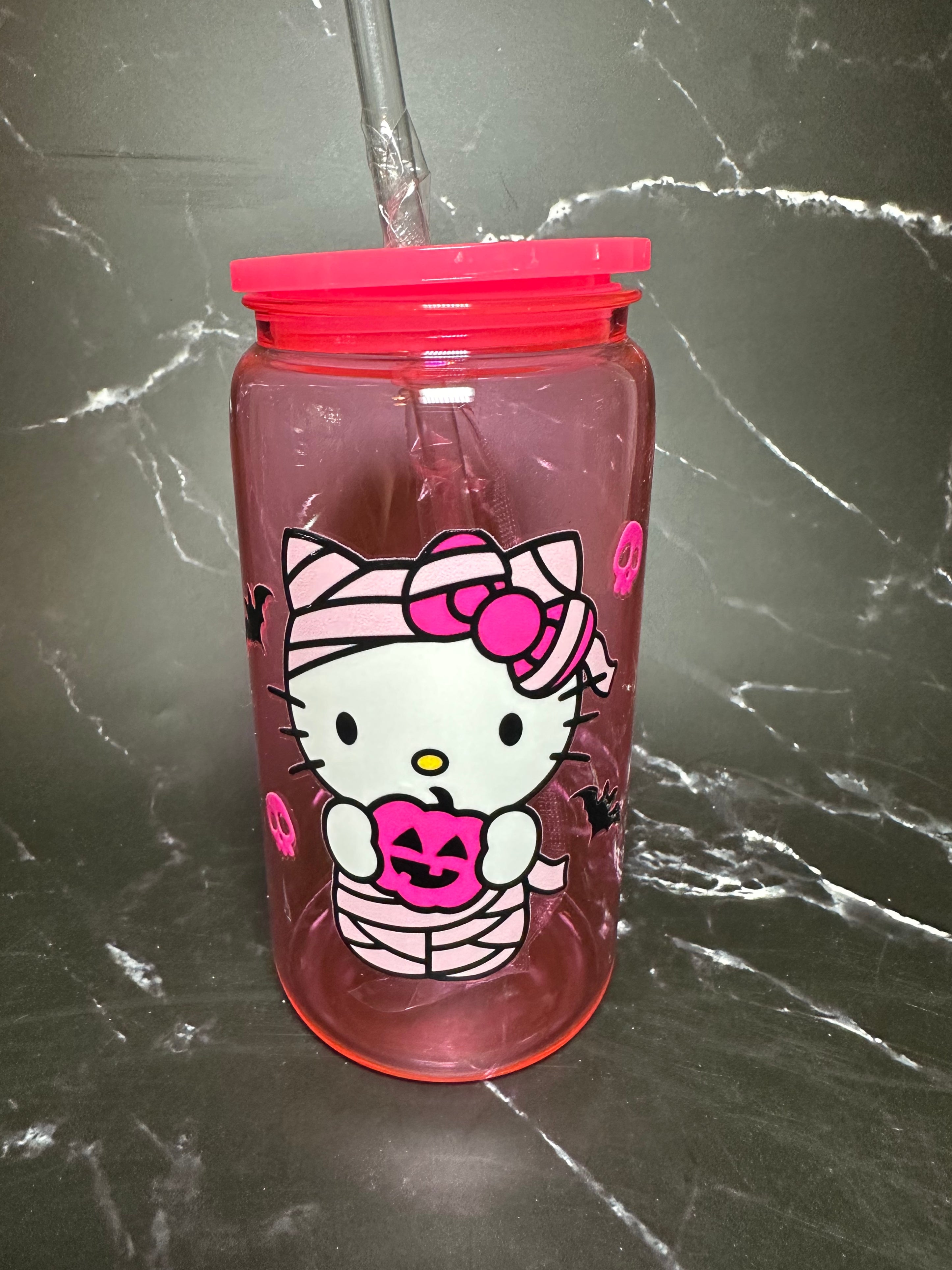 16 oz Acrylic Tumbler with plastic lid - Variety of designs for Kids of all ages