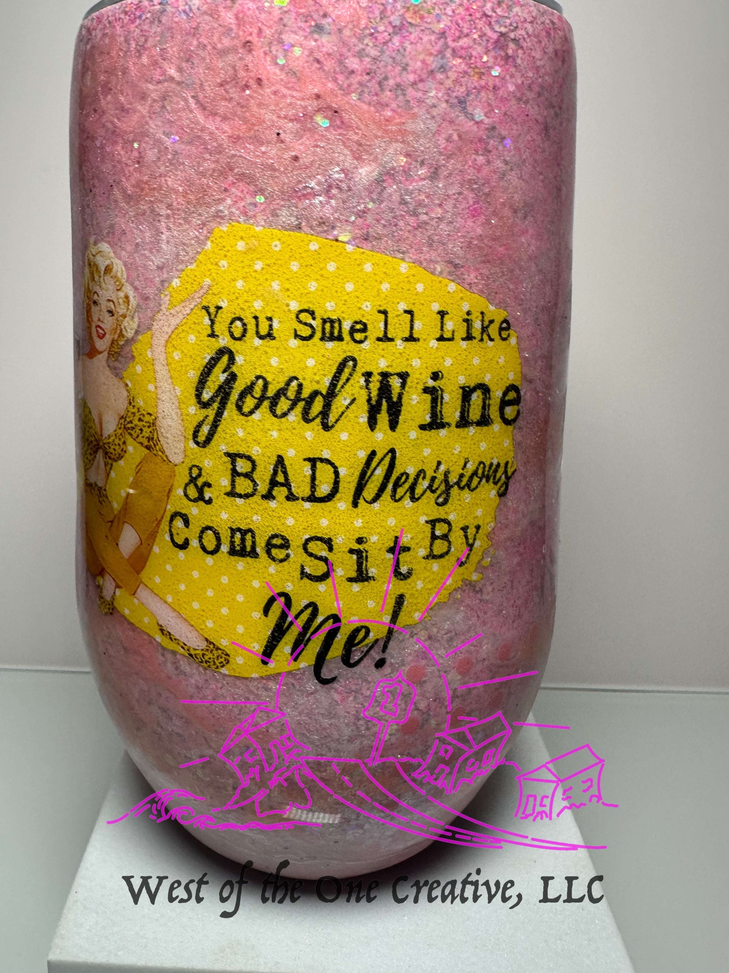 16 oz Wine Tumbler Housewife Series