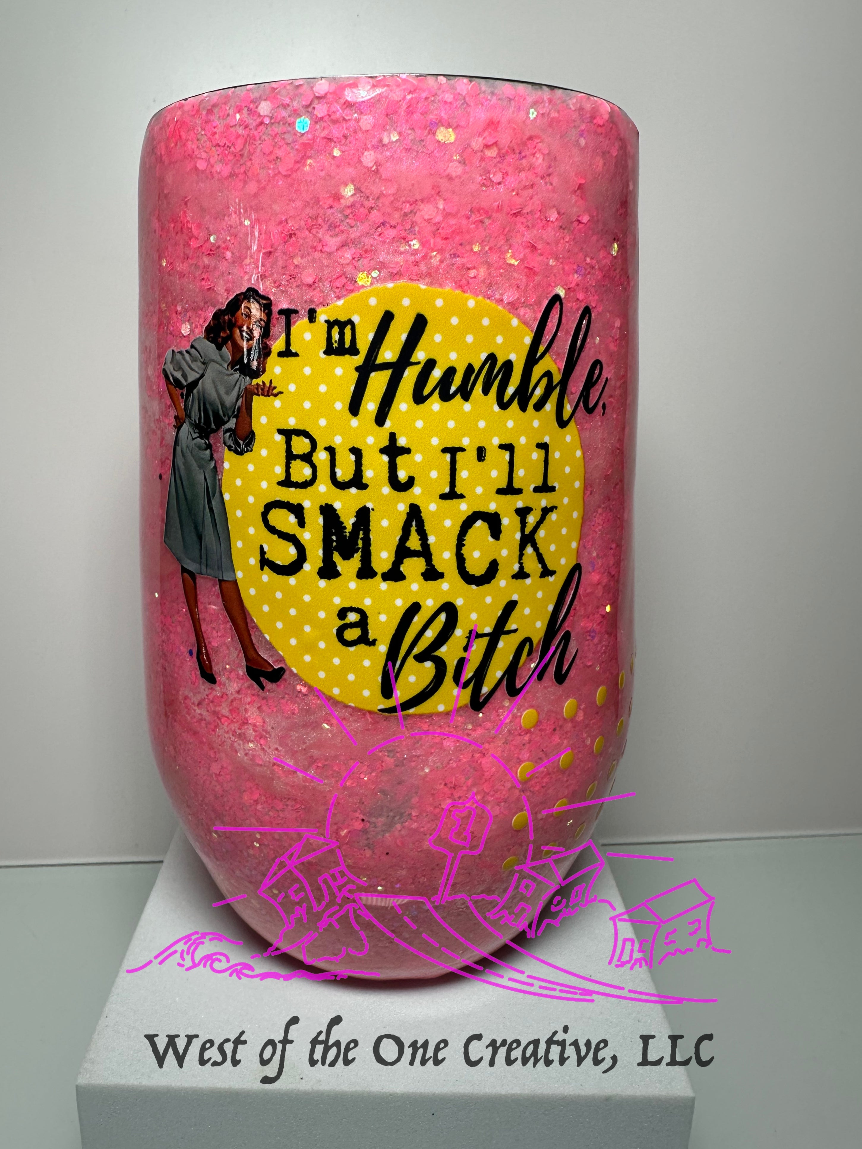 16 oz Wine Tumbler Housewife Series