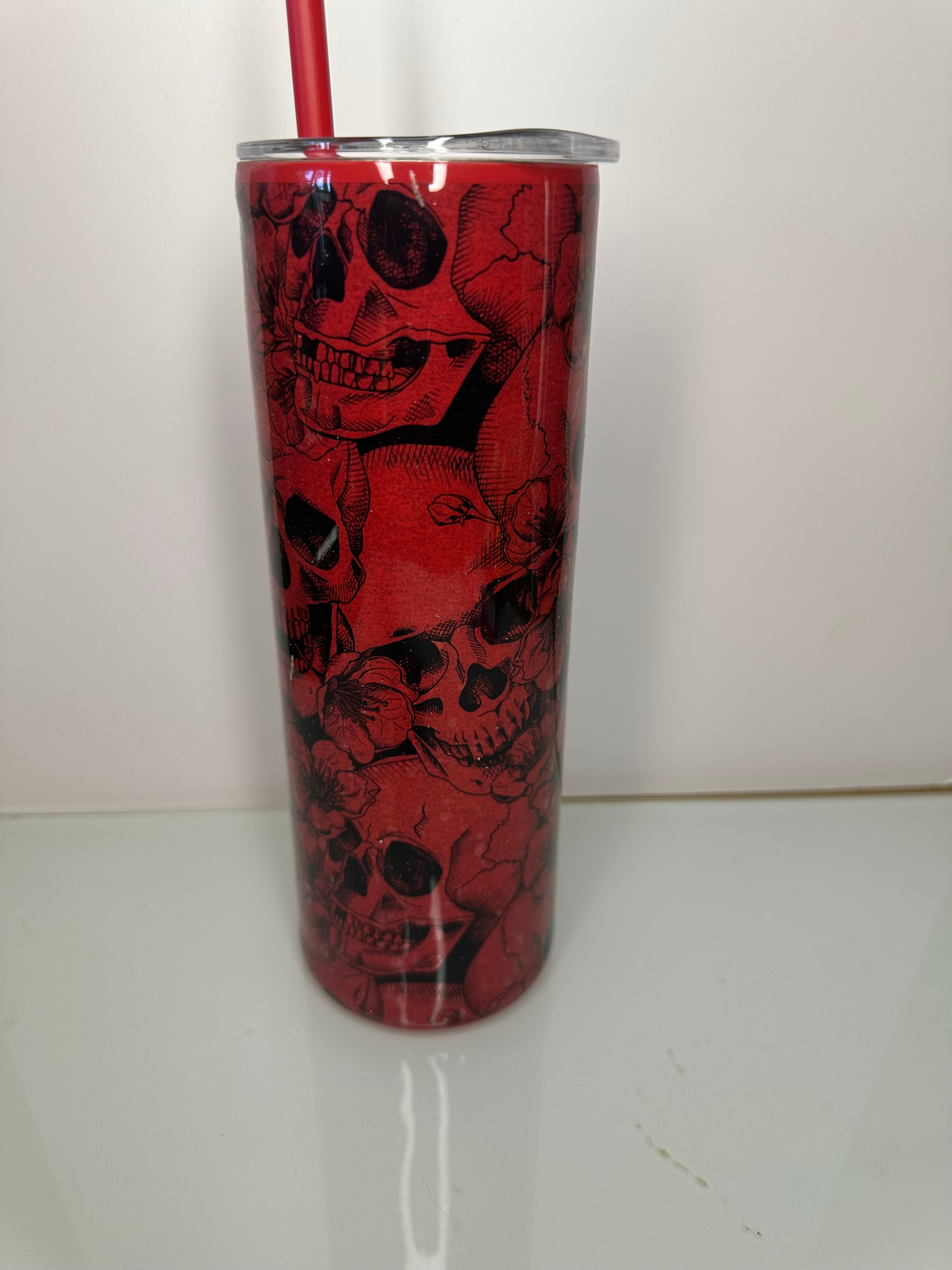 20 oz Summerween Halloween Spider Skull Tumblers