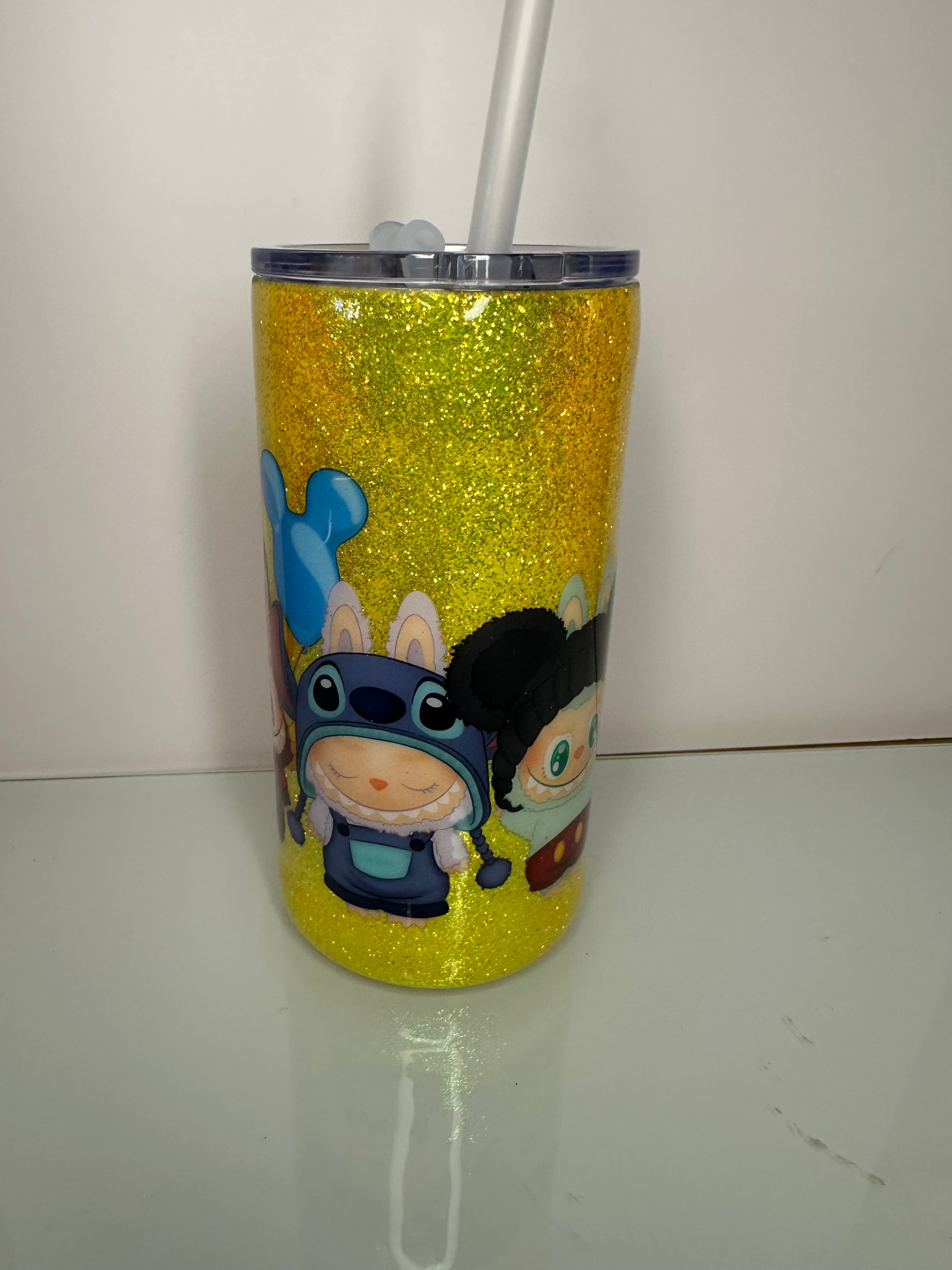 16 oz Labubu Tumbler yellow