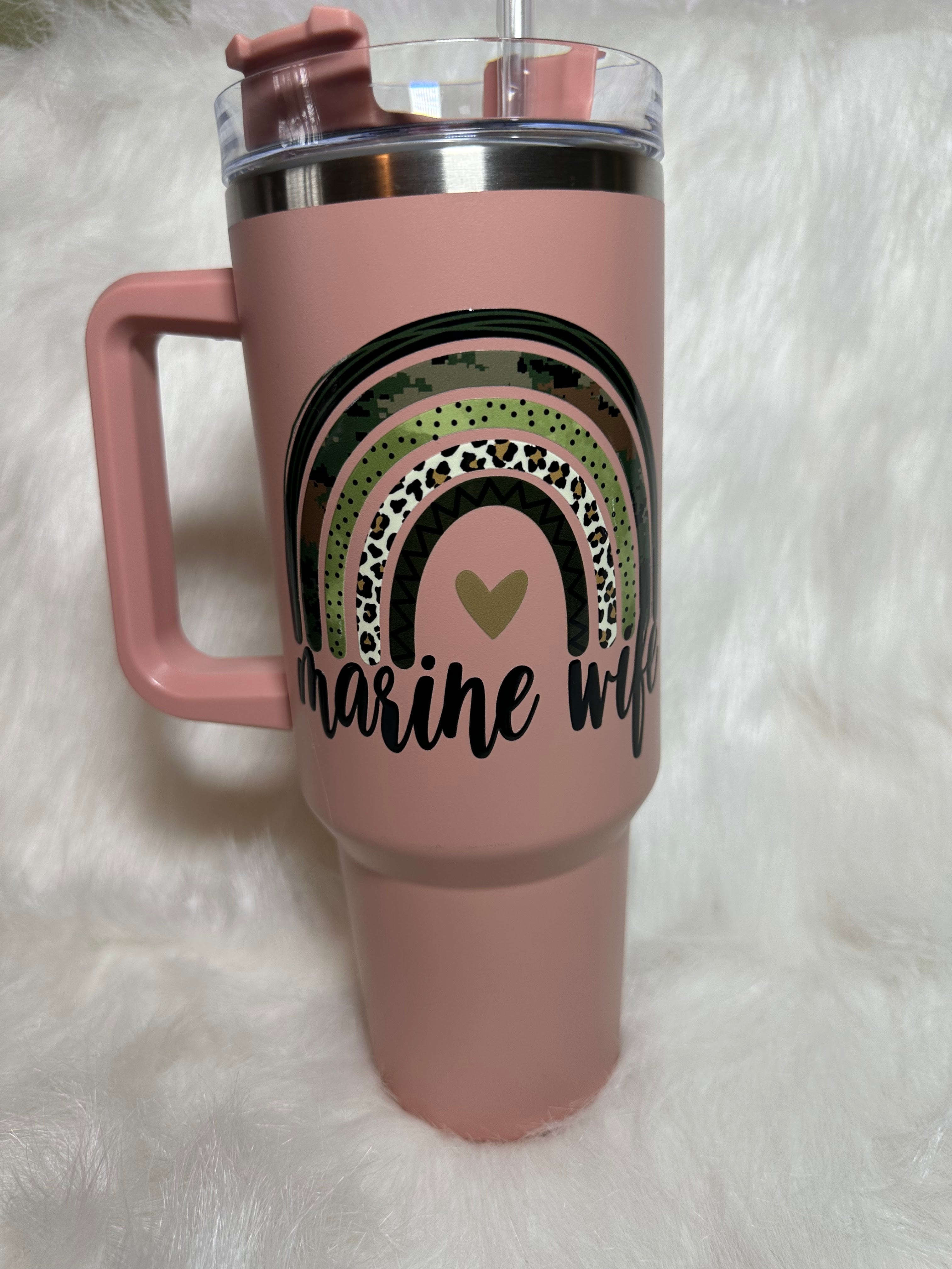 40 oz Military Spouse Cups