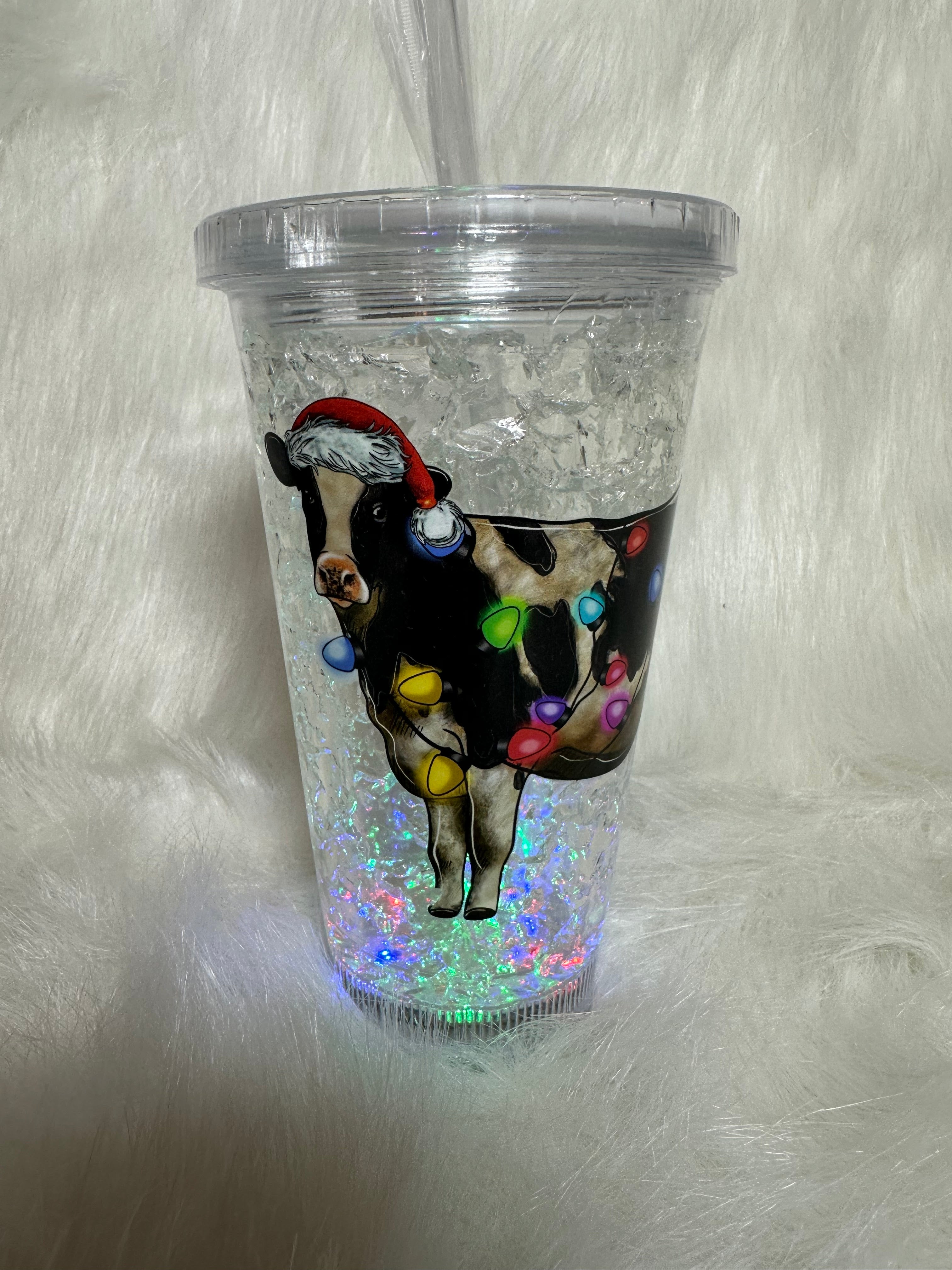 16 oz Light Up Holiday Tumblers