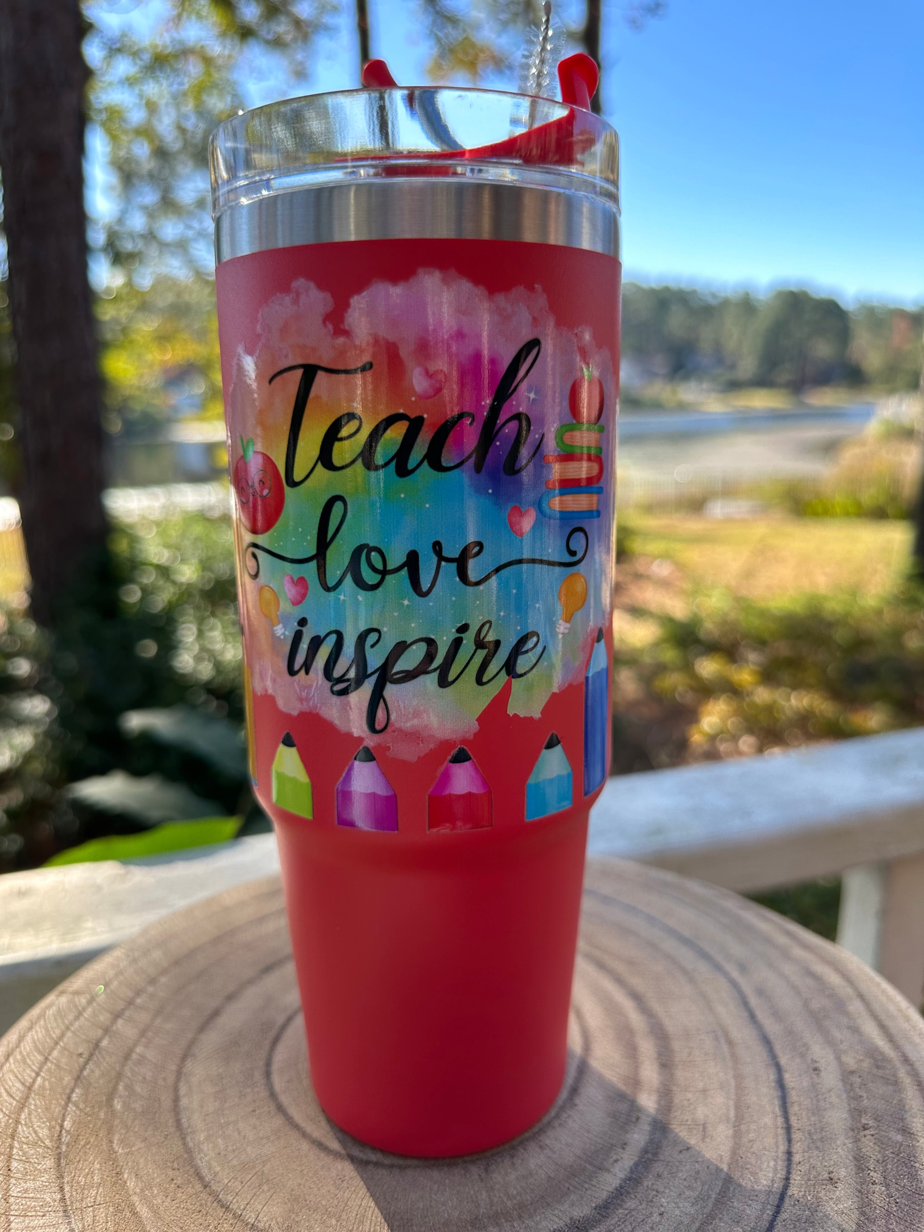 Teachers and Readers alike - they all need tumblers!