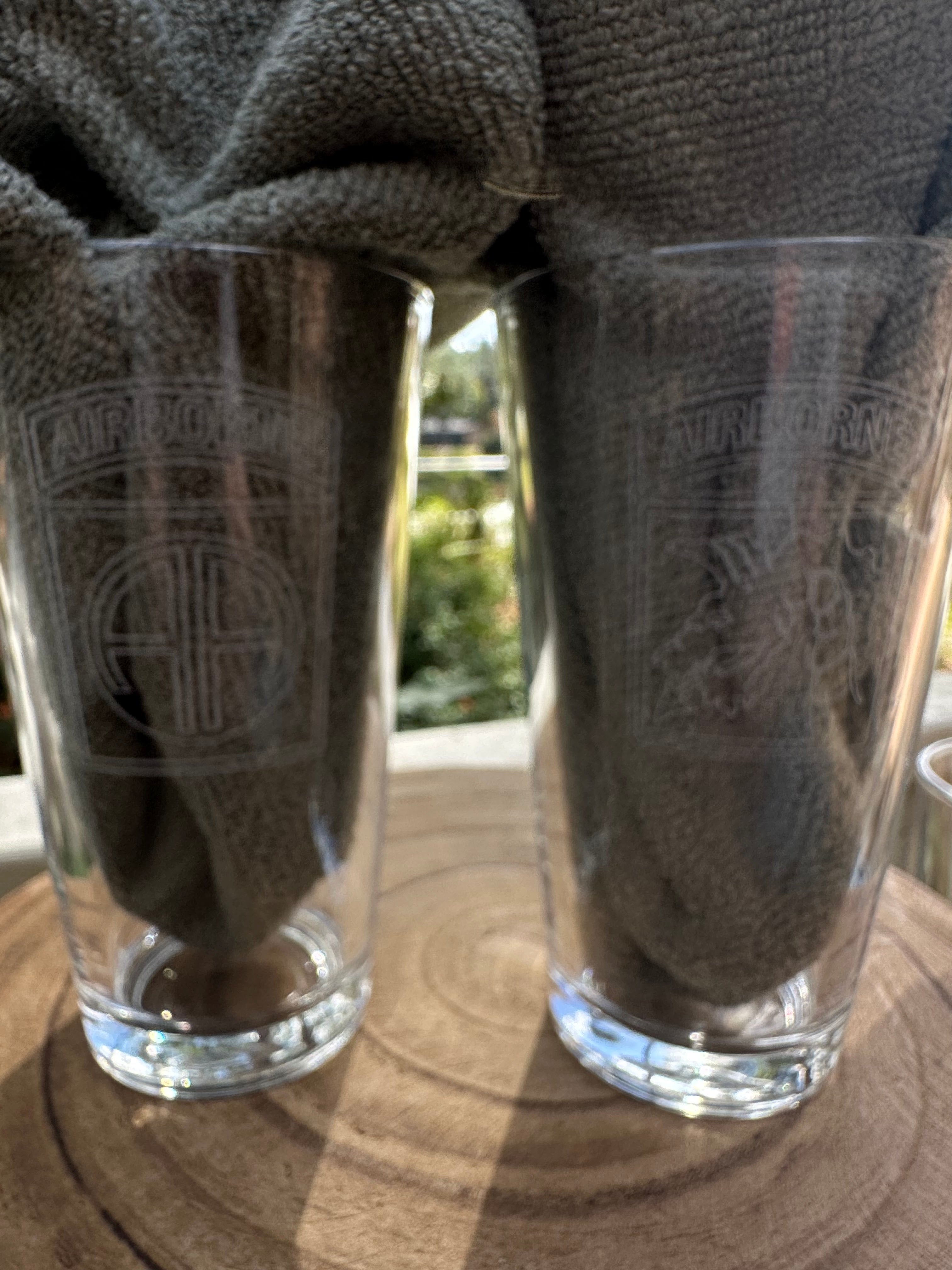 16oz Engraved Glasses - Beer Pint