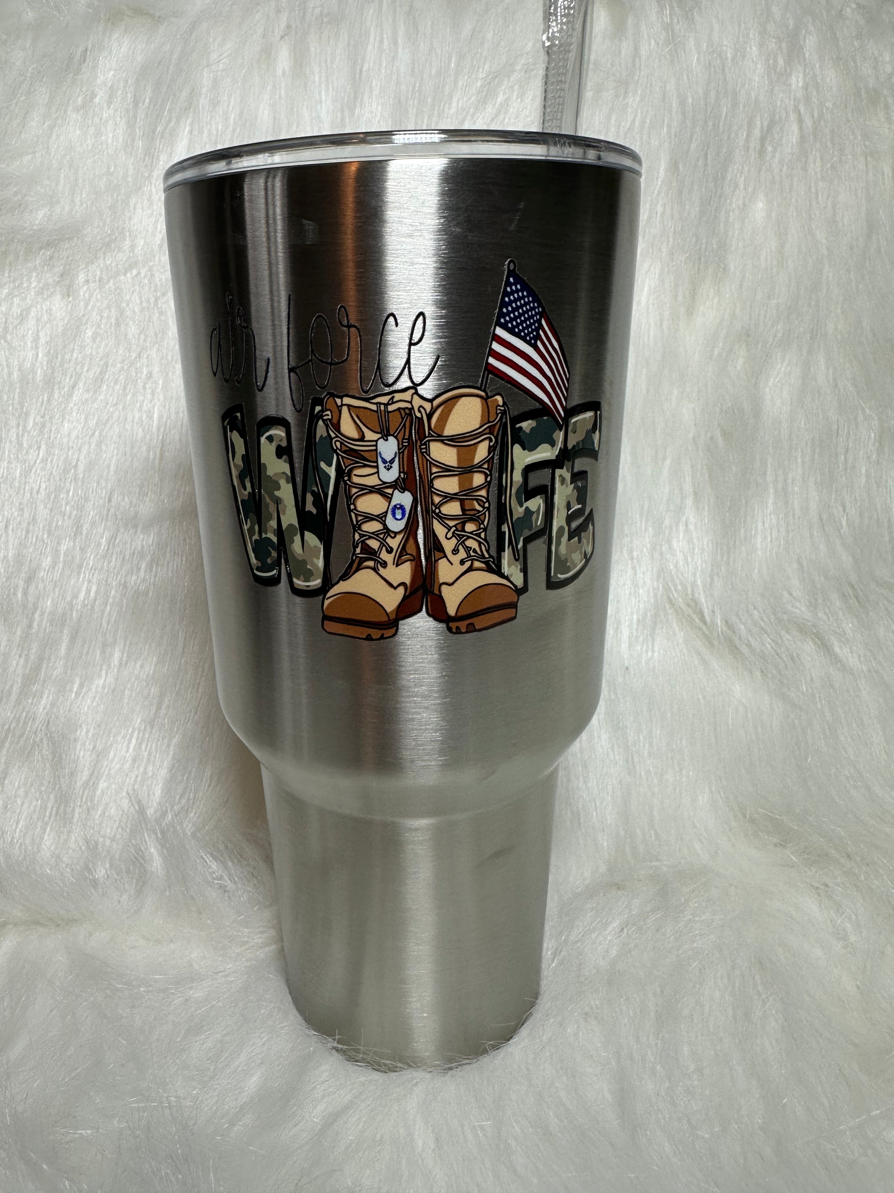 40 oz Military Spouse Cups