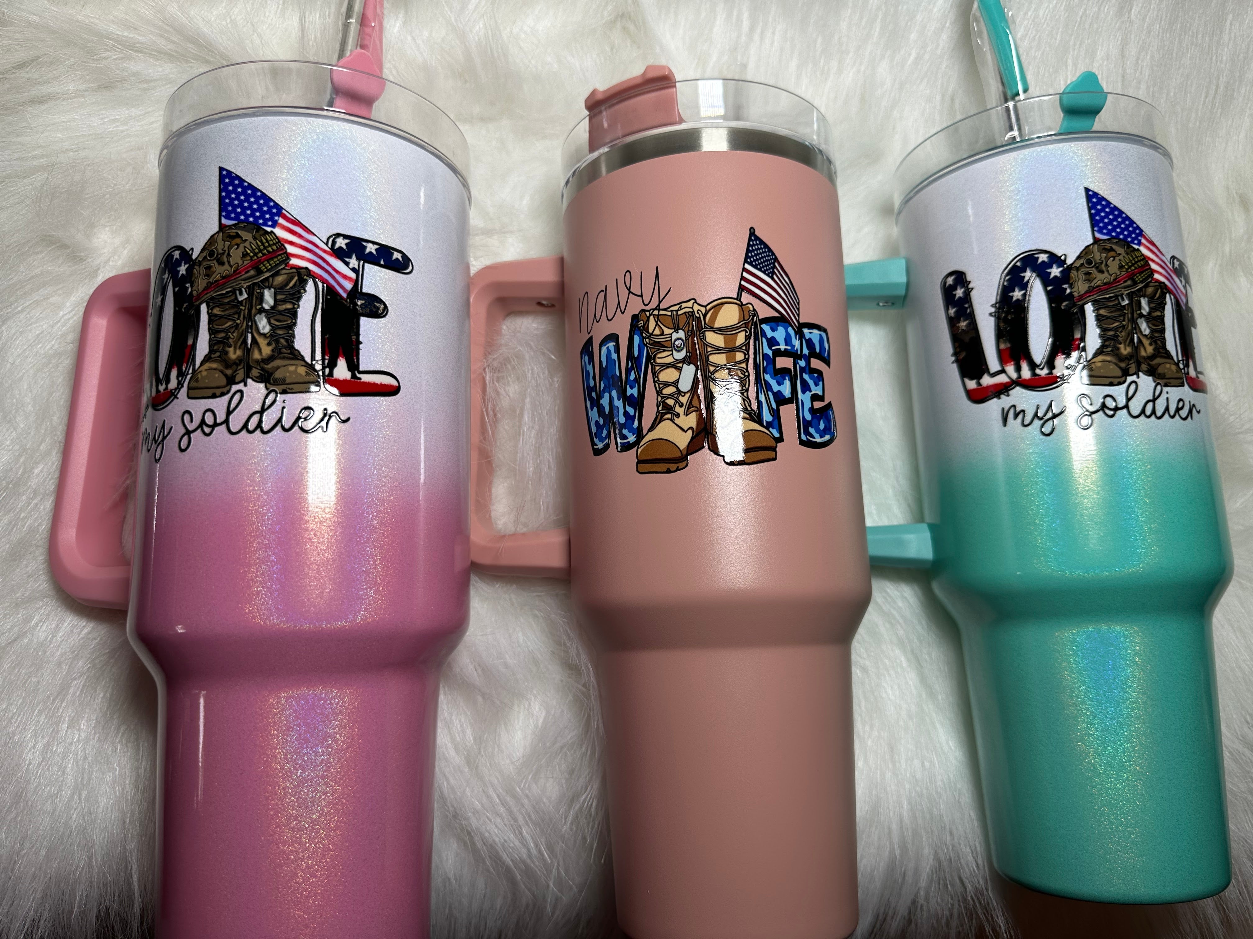 40 oz Military Spouse Cups