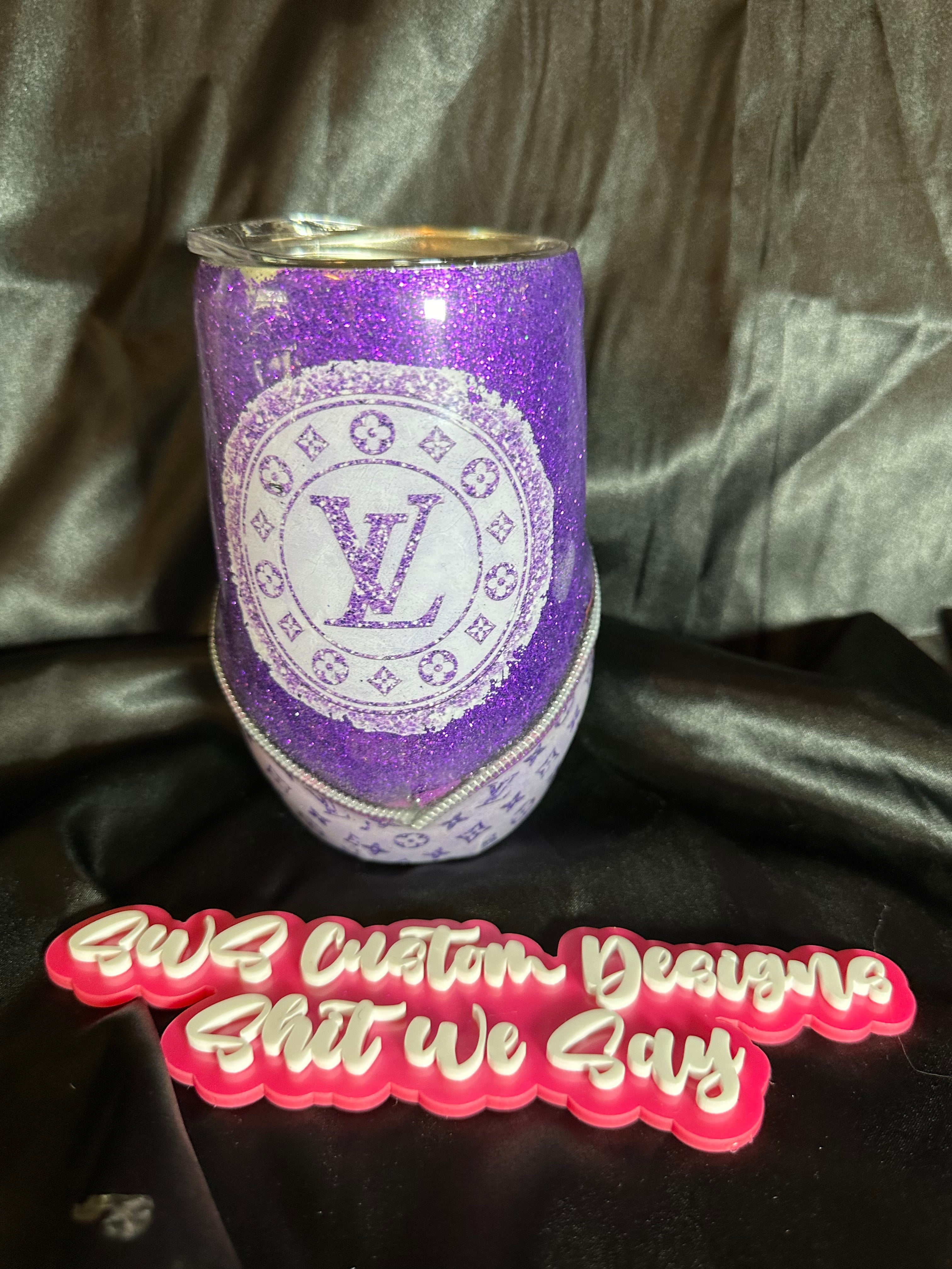 16 oz LV Purple Wine Tumbler