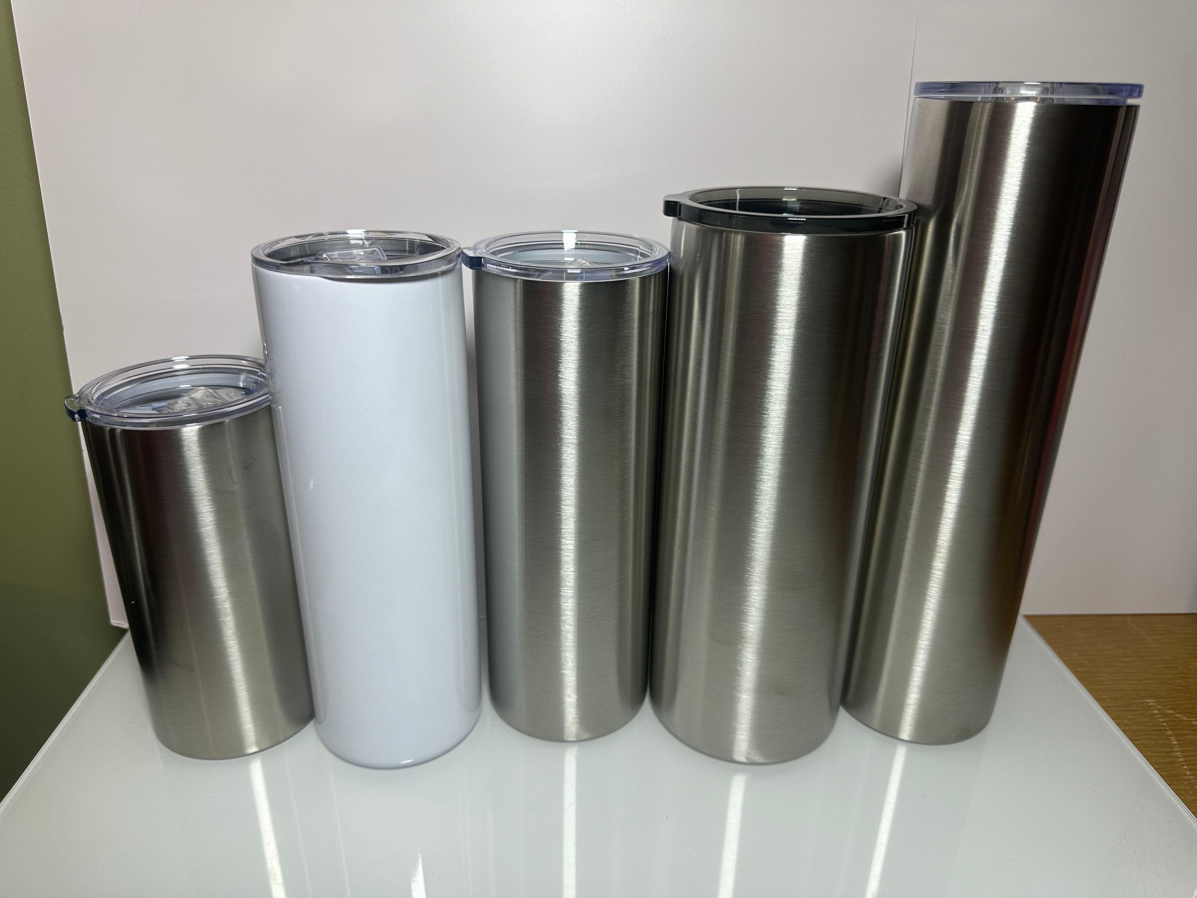 Custom Straight Tumblers 16 oz , 20 oz , 24 oz , 30 oz , and 32 oz