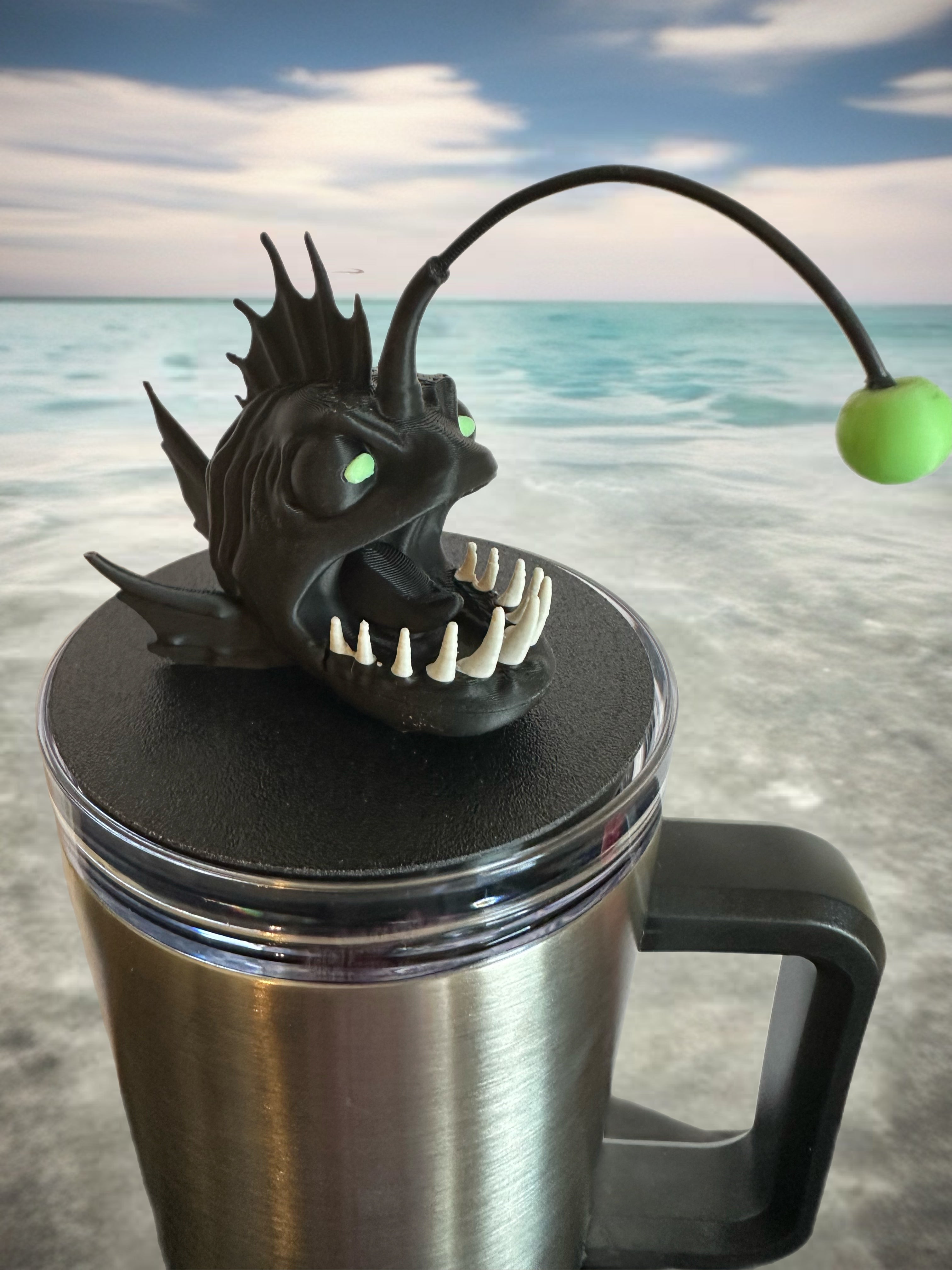 Tumbler Toppers: Anglerfish