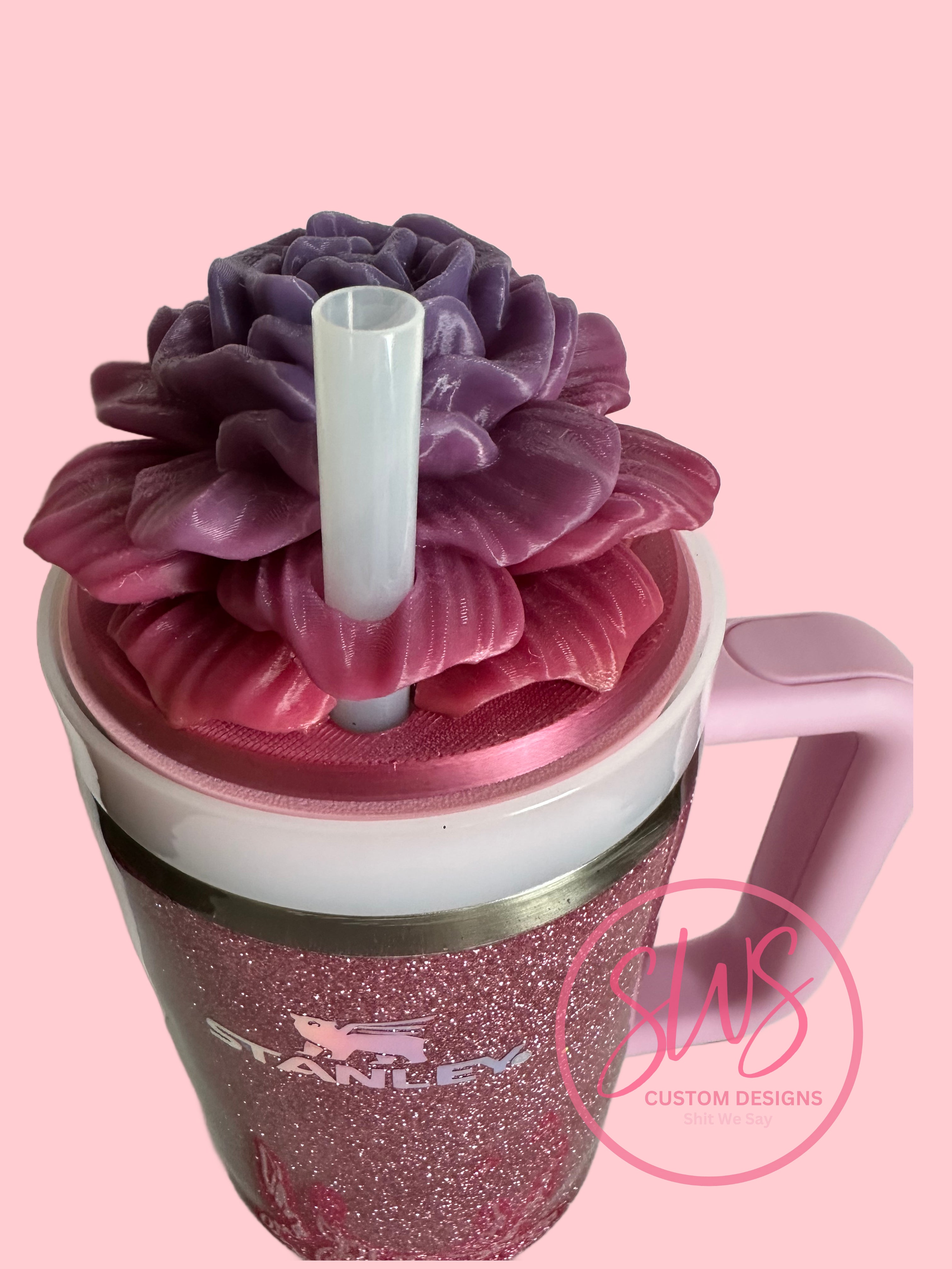 Tumbler Toppers: Peony