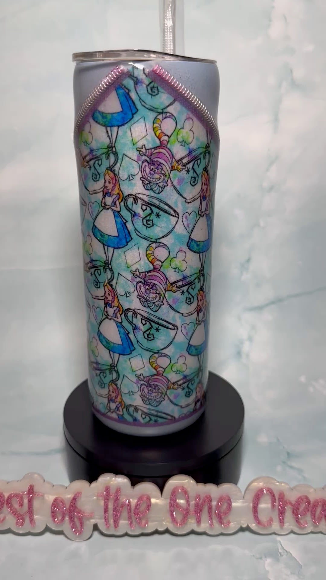 20 oz Alice Zipper Tumbler