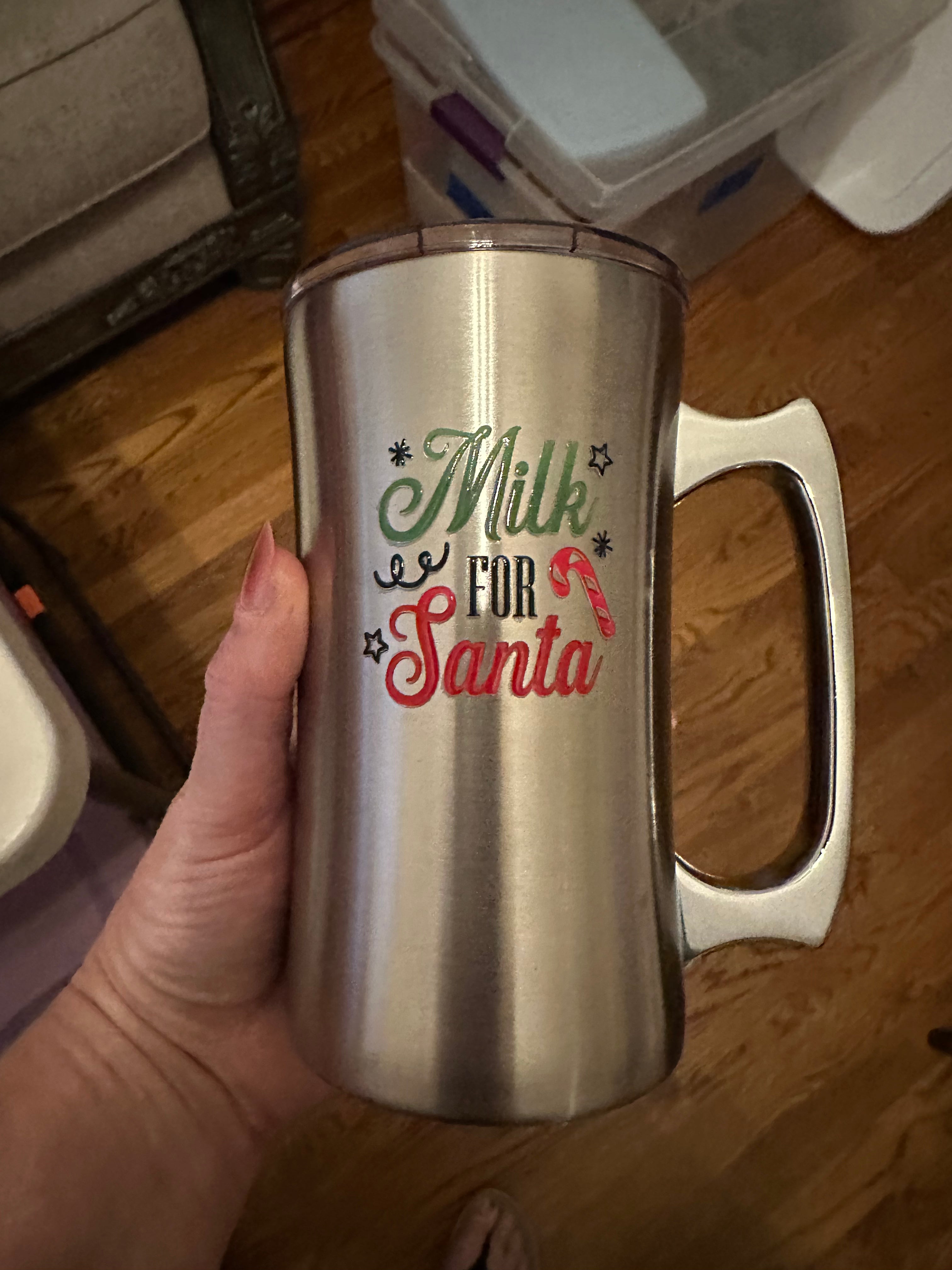 Beer Mug Milk for Santa