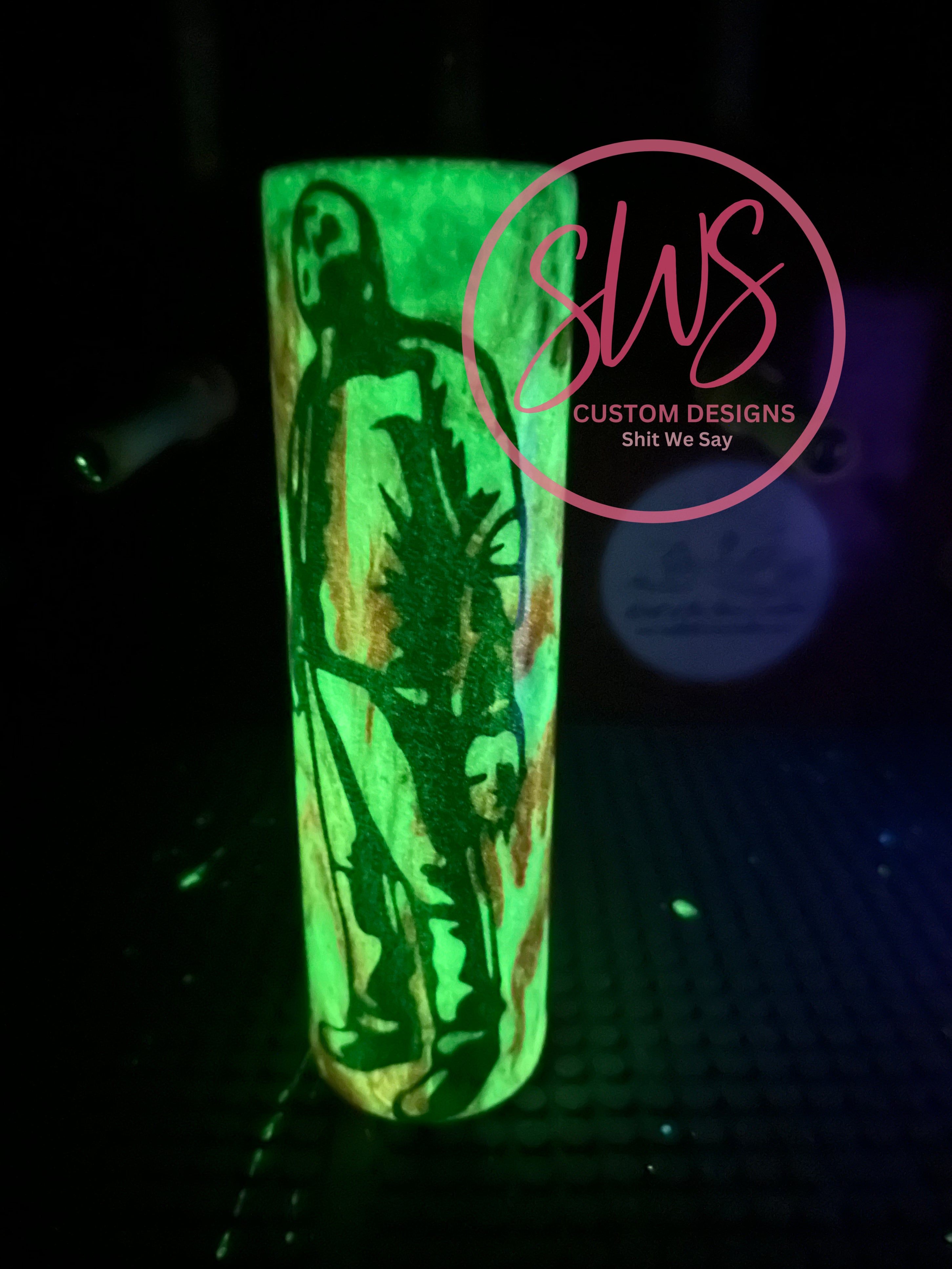 32 oz Plump Tall Jason Glow in the Dark Tumbler