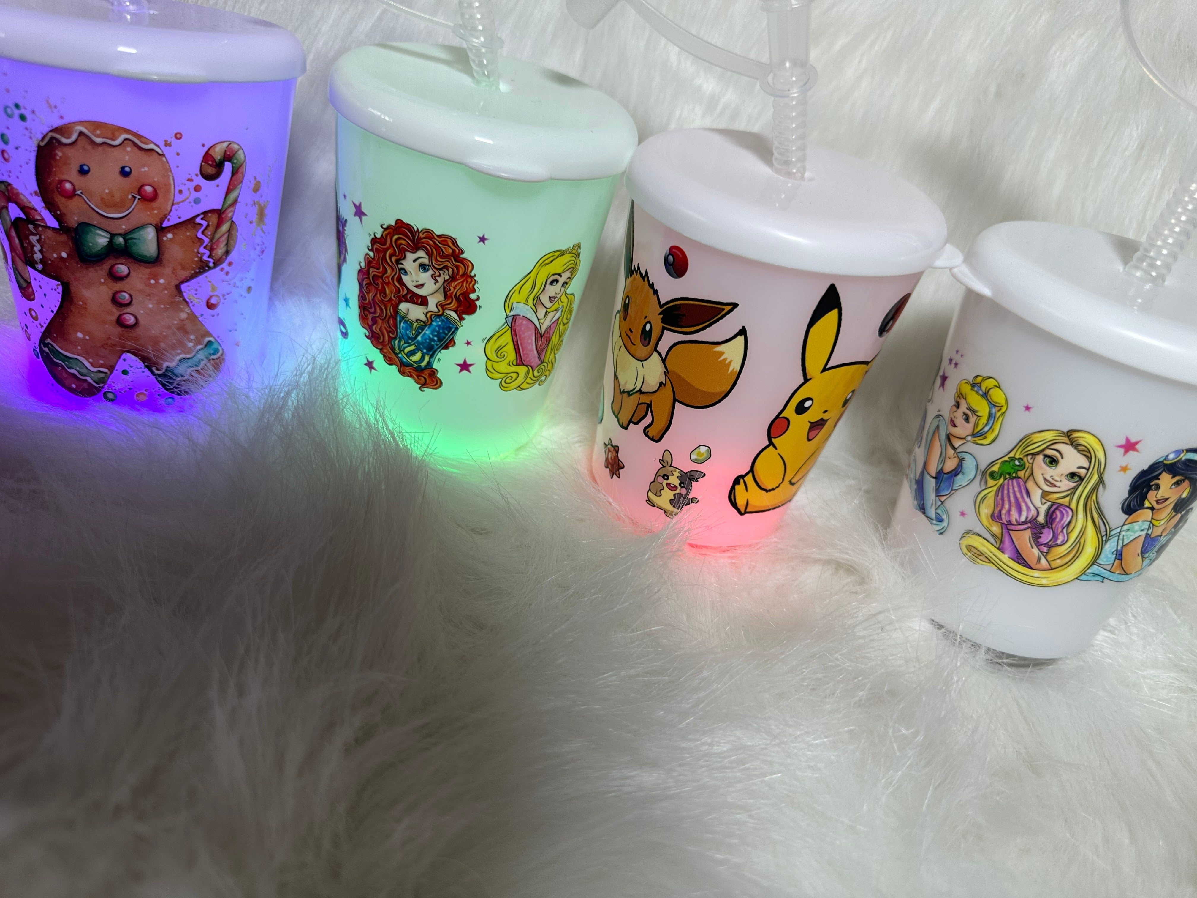 Kids Light Up Cups with Lid