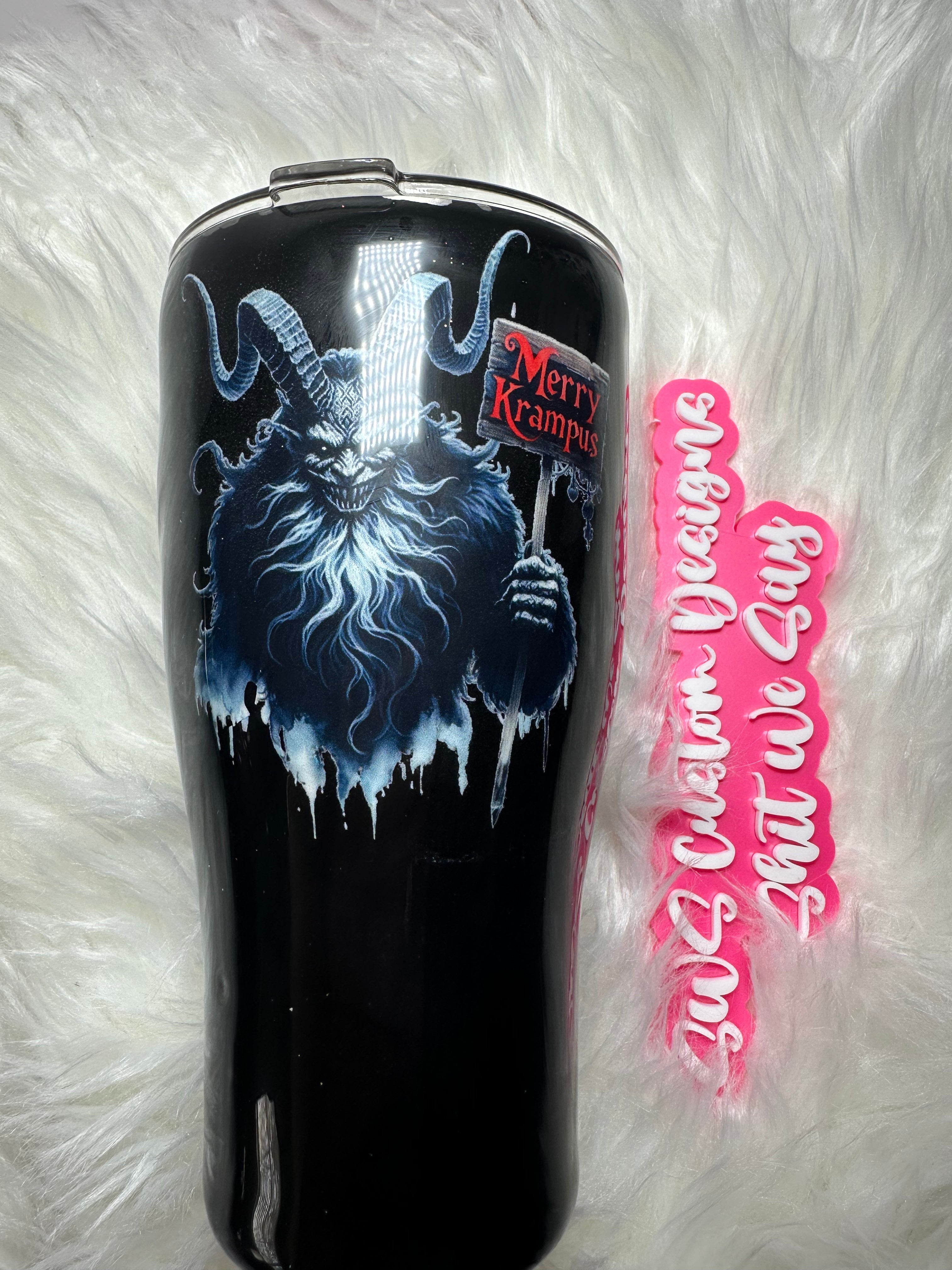 30 oz Curve Krampus Tumbler