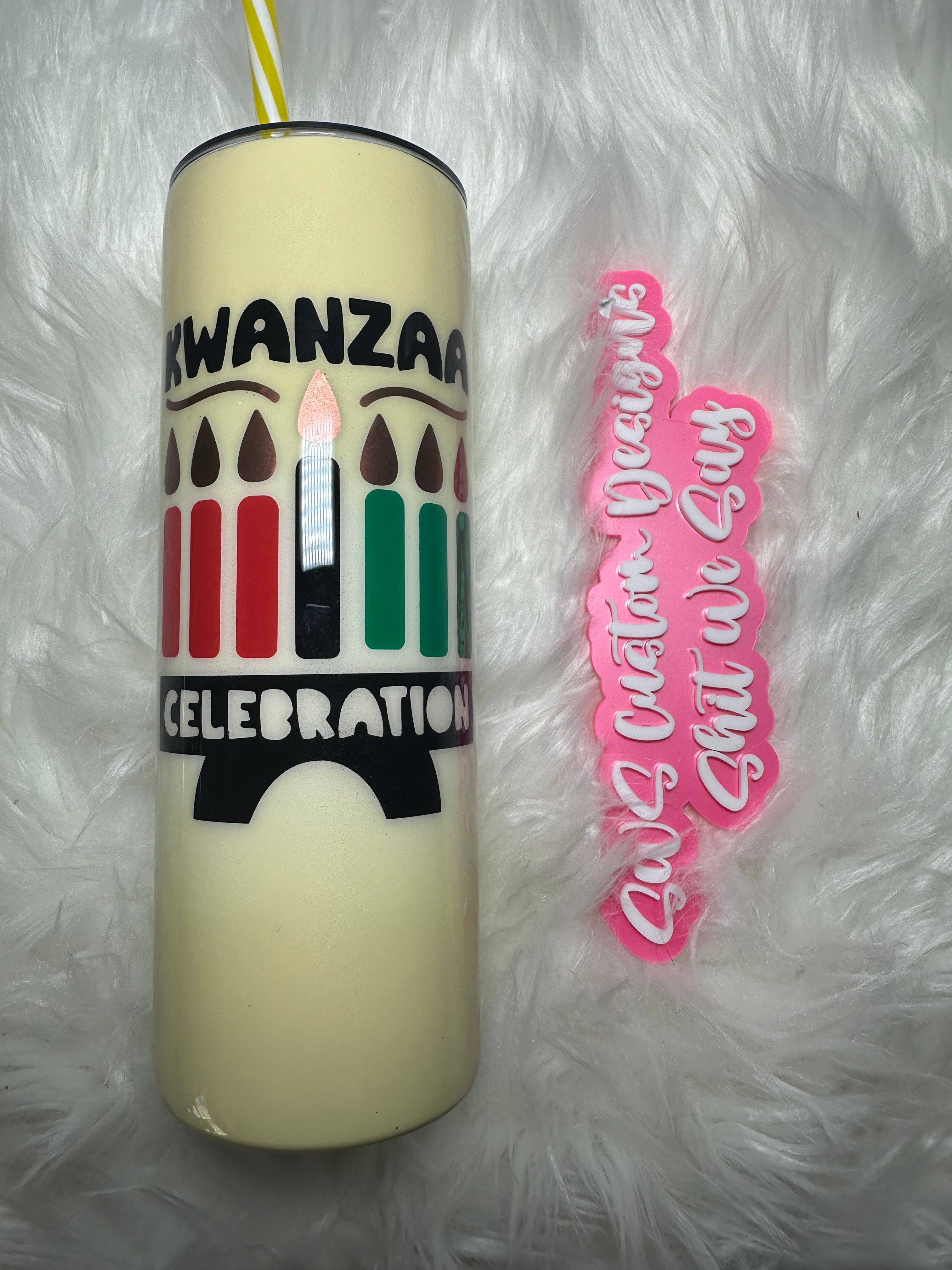 20 oz Tumbler Kwanzaa Celebration