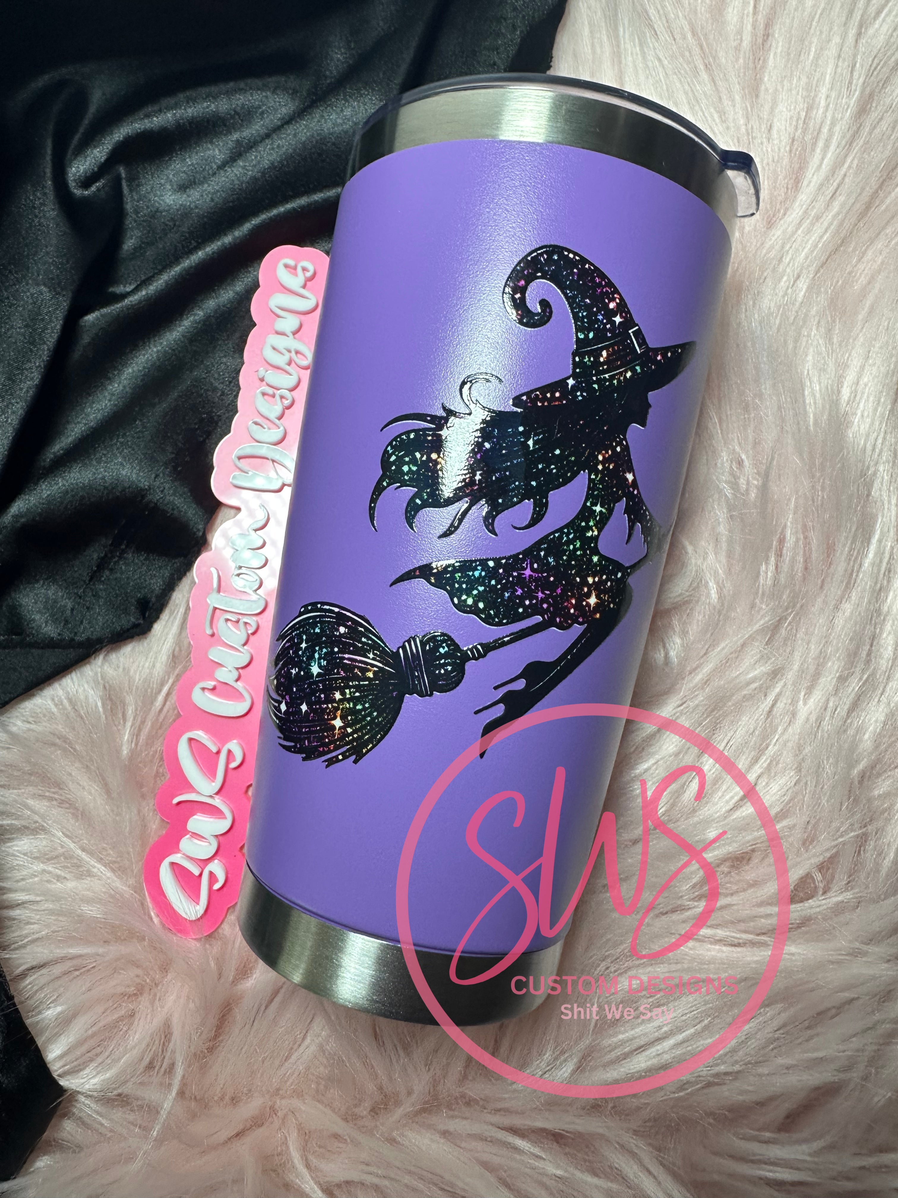 20 oz Night Witch Purple Tumbler