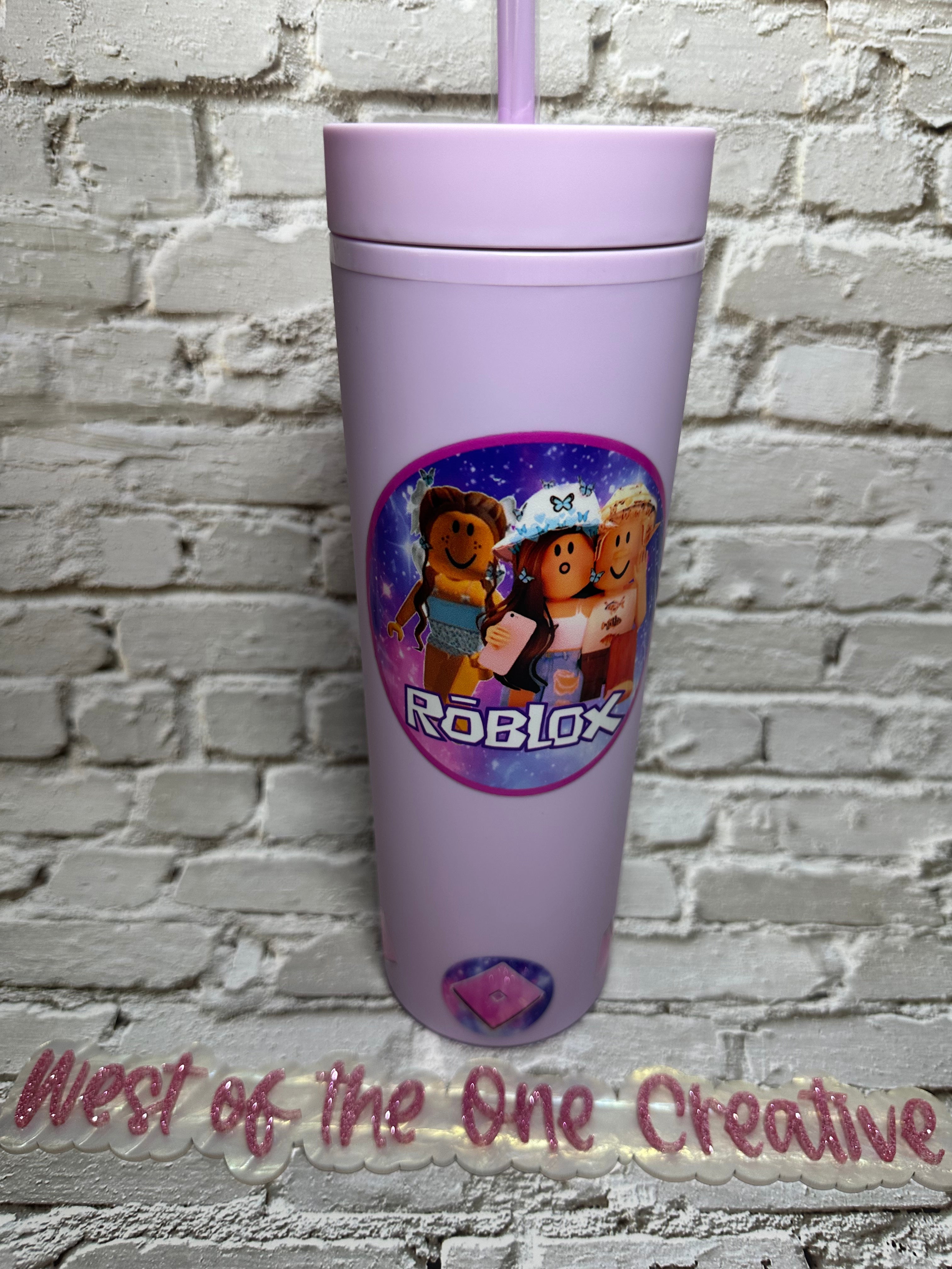 20oz Roblox Purple Tumbler video games