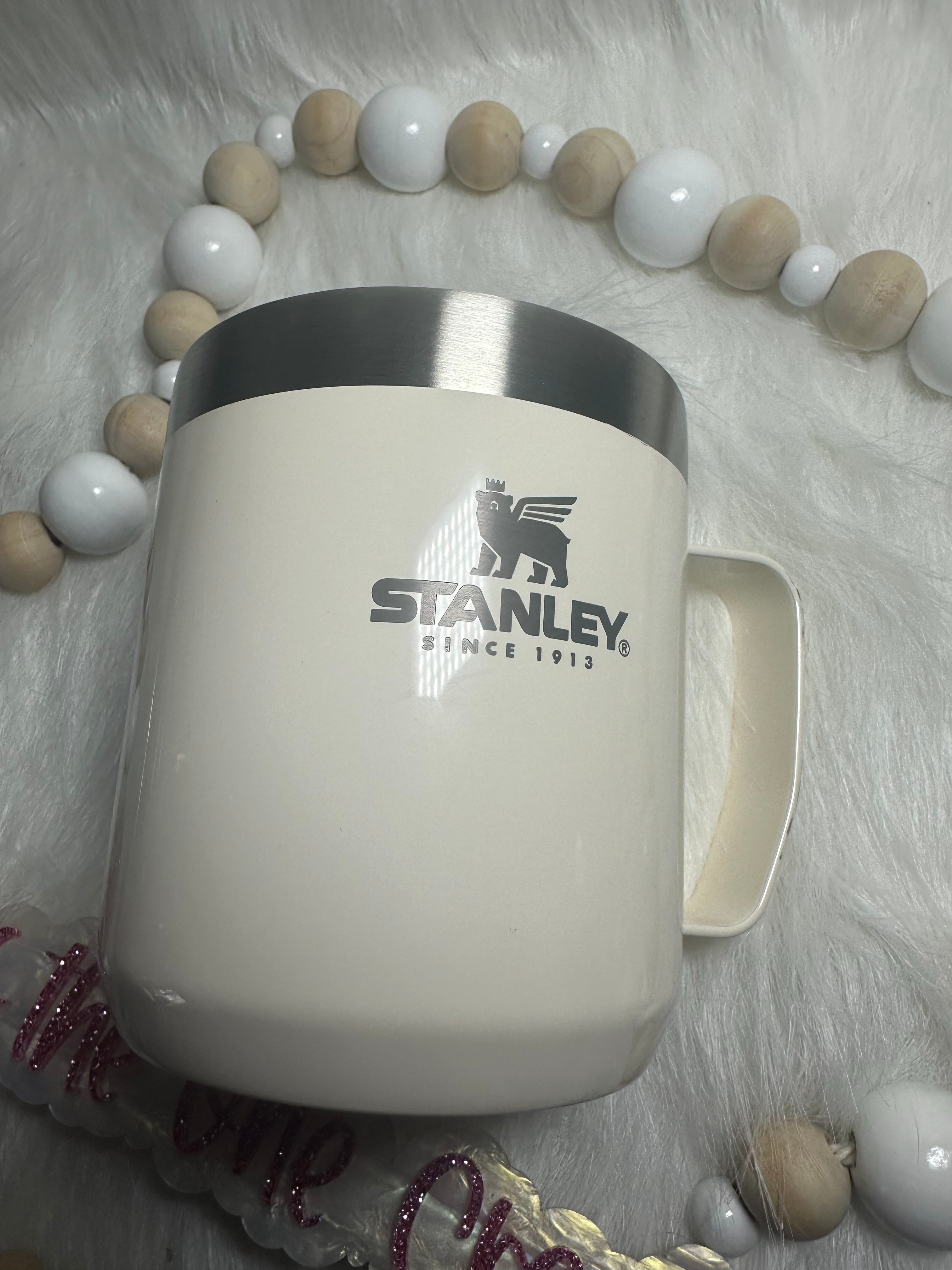 12 oz Stanley Coffee Cup Cream Colored Kindly Fuck Off