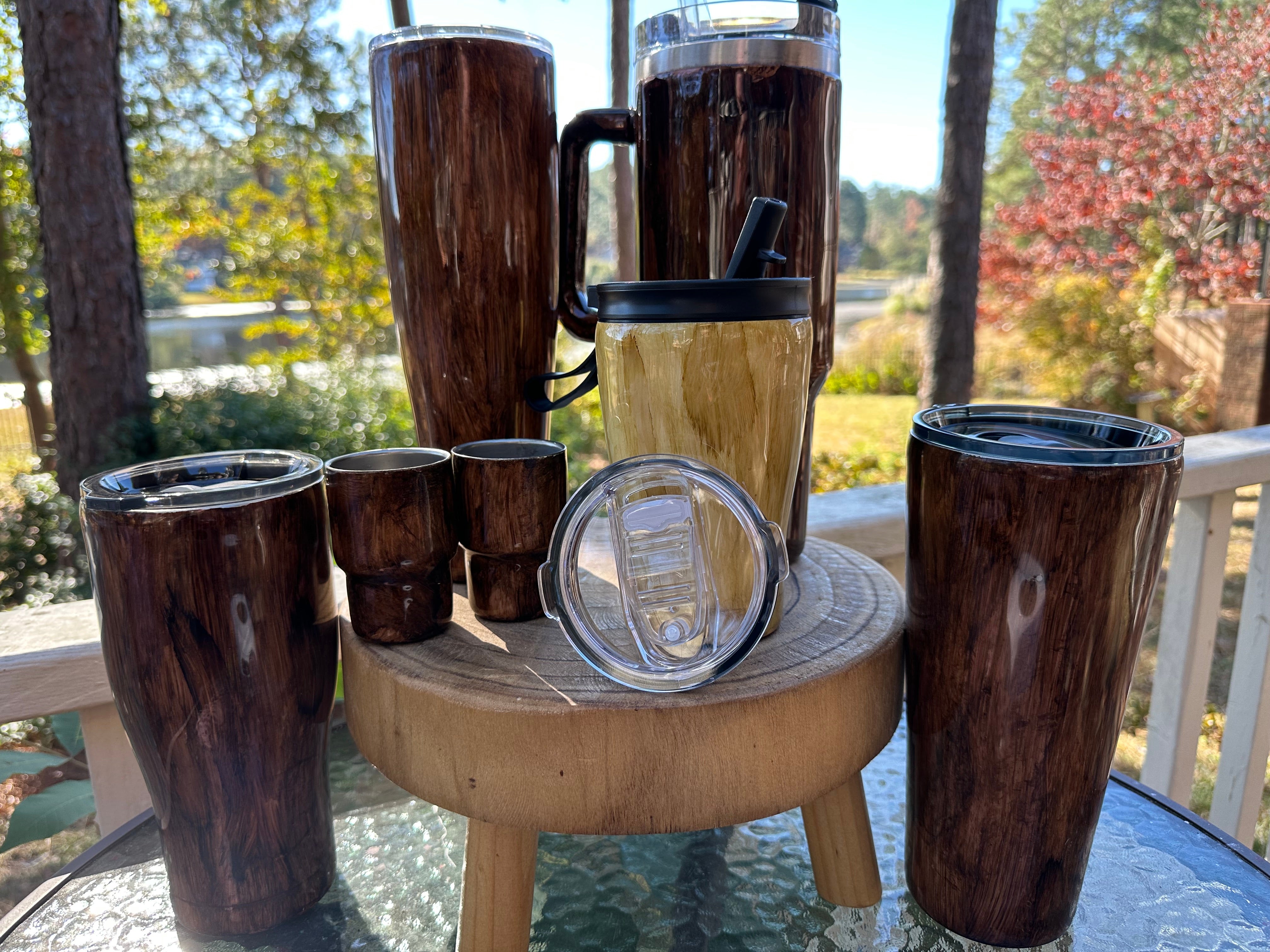 Wood Grain Tumbler 